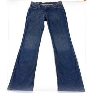 Vintage Wrangler Shiloh No Gap Low Rise Bootcut Jeans 11/12 x36 Tall Y2K Dark